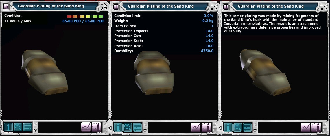 Guardian Plating of the Sand King