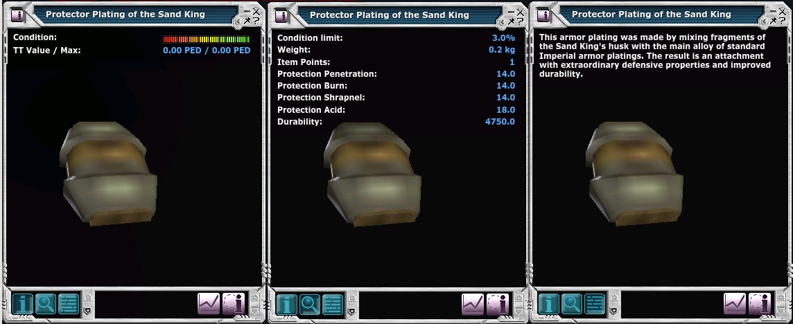 Protector Plating of the Sand King